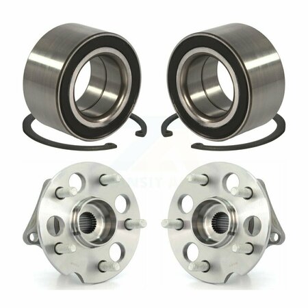 KUGEL Front Rear Wheel Bearing And Hub Assembly Kit For 2004-2010 Toyota Sienna AWD K70-101585